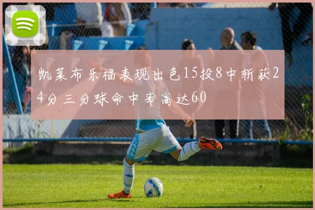 凯莱布乐福表现出色15投8中斩获24分三分球命中率高达60